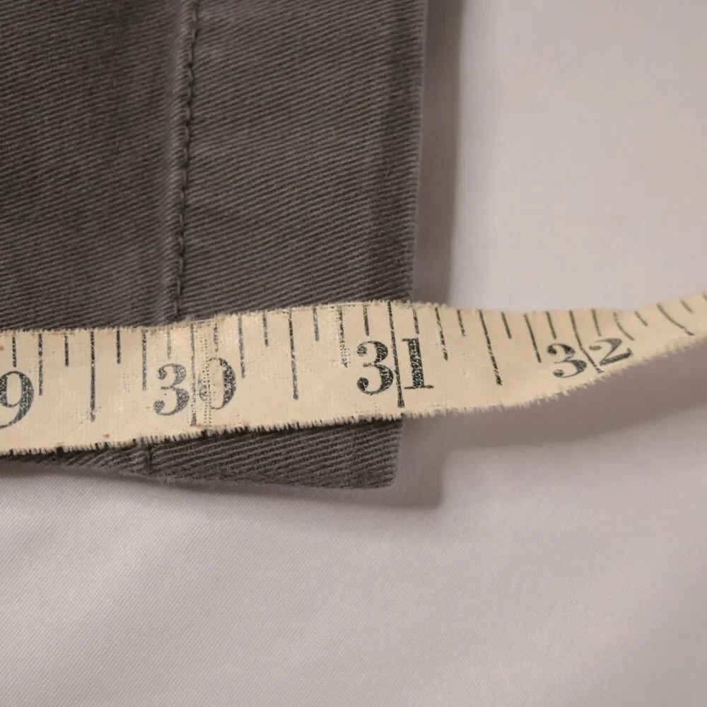 J.Crew Gray Flex‎ Slim Fit Pants Men's 32x32 Measures 34x31